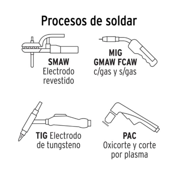 Careta electrónica para soldar en forma de calavera Marca Truper4