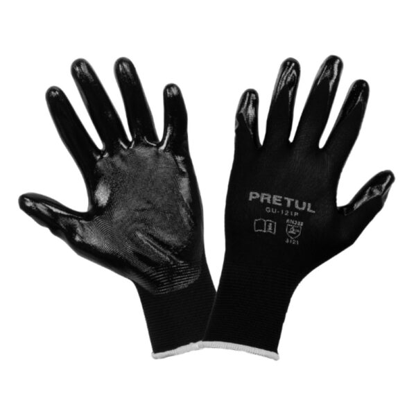 Guantes de nylon recubiertos de nitrilo Marca Pretul