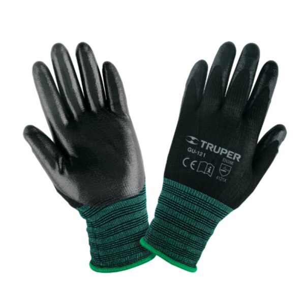 Guantes de nylon recubiertos de nitrilo Marca Truper