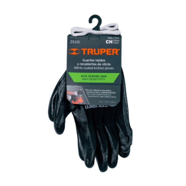 Guantes de nylon recubiertos de nitrilo Marca Truper - Imagen 2