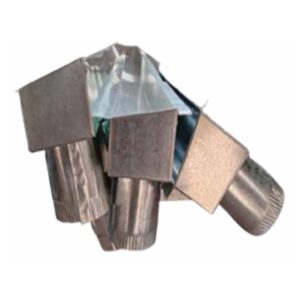 Canaletas con salida de lámina galvanizada