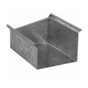 Tapa para canaleta de lámina galvanizada