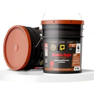 Impermeabilizante Asfáltico Fibratado base solvente Diablo Rojo Fácil ASB Marca Protexa
