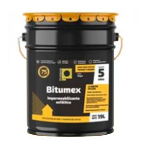 Impermeabilizante asfáltico fibratado base solvente de secado rápido Bitumex Marca Protexa