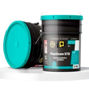 Sellador asfáltico plastificado de alta adherencia y flexibilidad Plasticem STD Marca Protexa