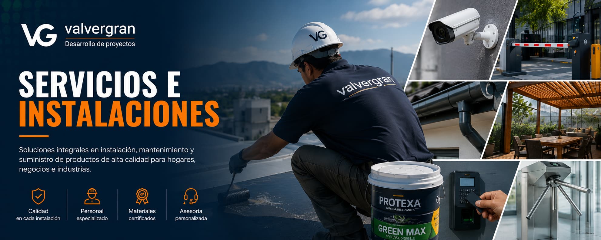 Soluciones integrales Servicios, instalaciones, mantenimiento